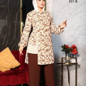 Djellaba complet en pantalon